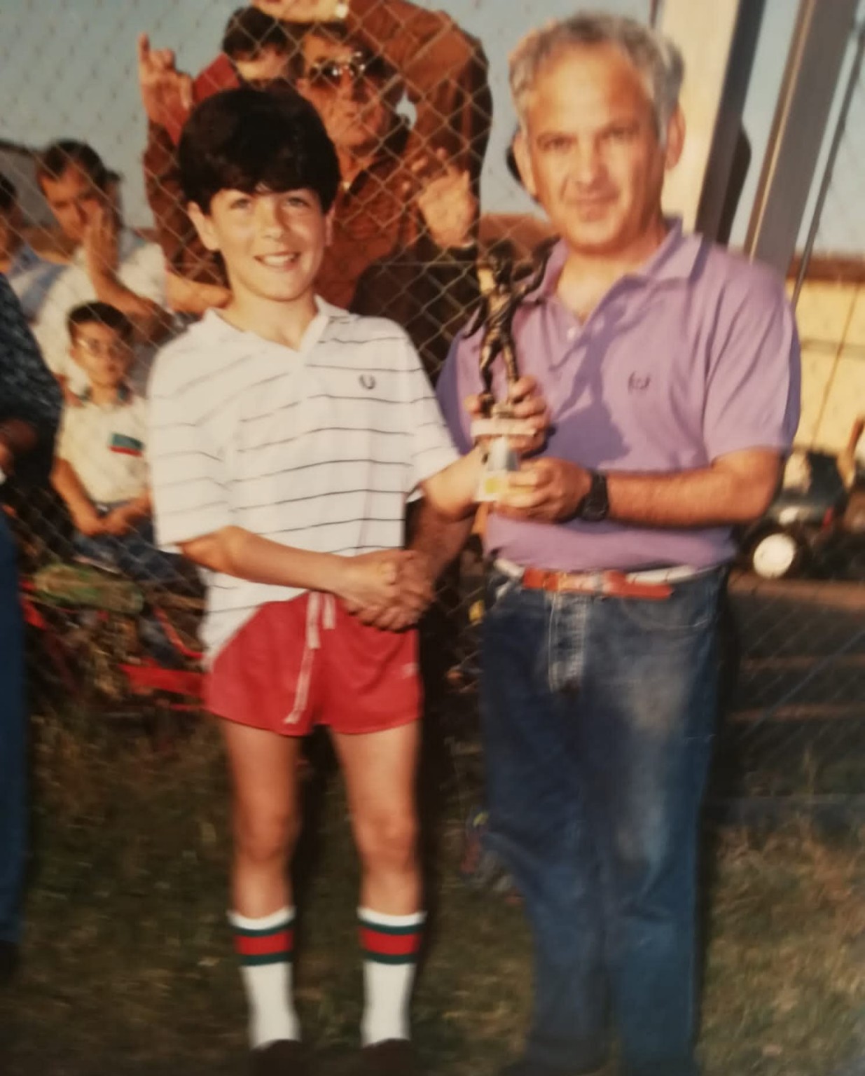 Premiazione da giovane